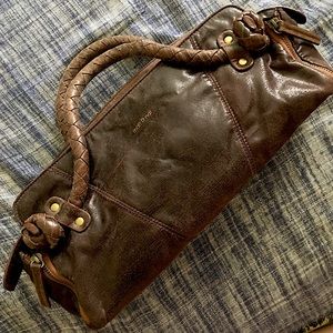 Matt and Natt Vegan Distressed Pleather Handbag